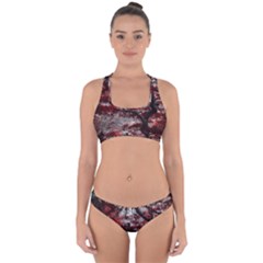 Tree Red Nature Abstract Mood Cross Back Hipster Bikini Set by Ravend