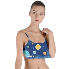 Galaxy Background Layered Top Bikini Top  by danenraven