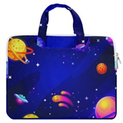 Artistic Space Planet Macbook Pro 13  Double Pocket Laptop Bag