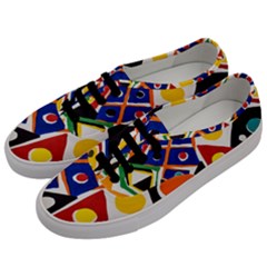 Pattern And Decoration Revisited At The East Side Galleries Men s Classic Low Top Sneakers by Wegoenart