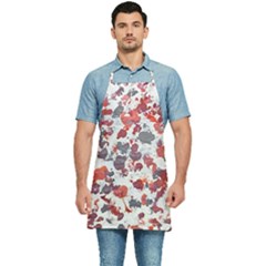 Abstract Random Painted Texture Kitchen Apron by dflcprintsclothing