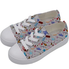 Medical Devices Kids  Low Top Canvas Sneakers by SychEva