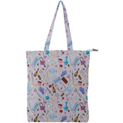 Medical Devices Double Zip Up Tote Bag by SychEva