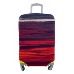 Morning Glow Dawn Sky Clouds Luggage Cover (small) by Wegoenart
