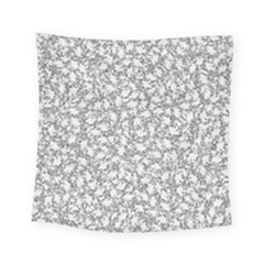 Bacterias Drawing Black And White Pattern Square Tapestry (small) by dflcprintsclothing