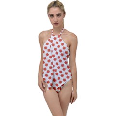 Maple Leaf   Go With The Flow One Piece Swimsuit by ConteMonfrey