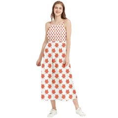 Maple Leaf   Boho Sleeveless Summer Dress by ConteMonfrey