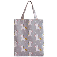 Cute Unicorns Zipper Classic Tote Bag by ConteMonfrey