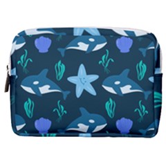 Whale And Starfish  Make Up Pouch (medium) by ConteMonfrey