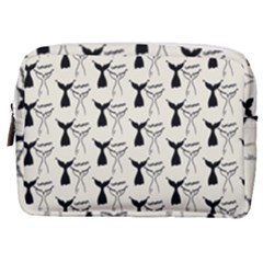 Black And White Mermaid Tail Make Up Pouch (medium) by ConteMonfrey