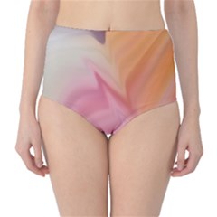 Gradient Orange, Purple, Pink Classic High-waist Bikini Bottoms by ConteMonfrey