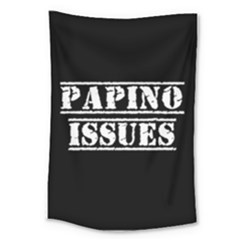 Papino Issues - Italian Humor Large Tapestry by ConteMonfrey
