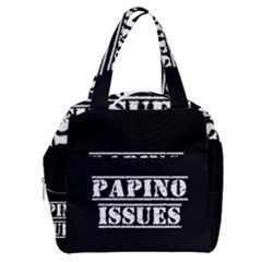 Papino Issues - Italian Humor Boxy Hand Bag by ConteMonfrey