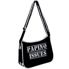 Papino Issues - Italian Humor Zip Up Shoulder Bag by ConteMonfrey