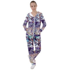 Abstract Cross Currents Women s Tracksuit by kaleidomarblingart