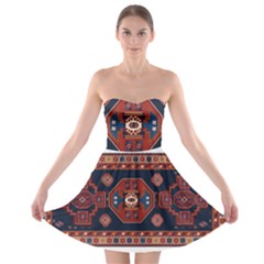 Armenian Carpet Strapless Bra Top Dress