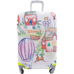Easter Village  Luggage Cover (large) by ConteMonfrey