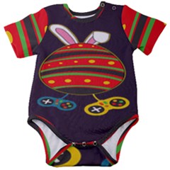 Game Lover Easter - Two Joysticks Baby Short Sleeve Onesie Bodysuit by ConteMonfrey