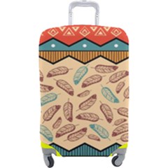 Ethnic Tribal Pattern Background Luggage Cover (large) by Vaneshart