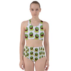 Kermit The Frog Racer Back Bikini Set by Valentinaart