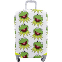 Kermit The Frog Luggage Cover (large) by Valentinaart