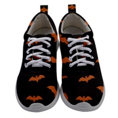 Bat Pattern Women Athletic Shoes by Valentinaart