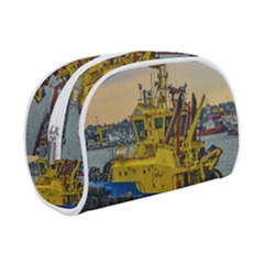 Tugboat Sailing At River, Montevideo, Uruguay Make Up Case (small) by dflcprintsclothing