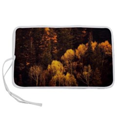 Autumn Fall Foliage Forest Trees Woods Nature Pen Storage Case (m) by danenraven