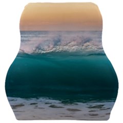 Beach Sea Waves Water Ocean Landscape Nature Car Seat Velour Cushion  by danenraven