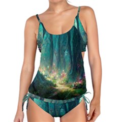 Magical Forest Forest Painting Fantasy Tankini Set by danenraven