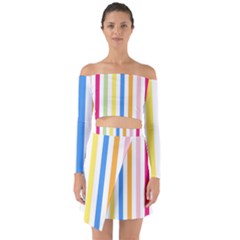 Stripes-g9dd87c8aa 1280 Off Shoulder Top With Skirt Set