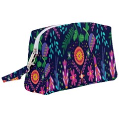 Pattern Nature Design Wristlet Pouch Bag (large) by artworkshop