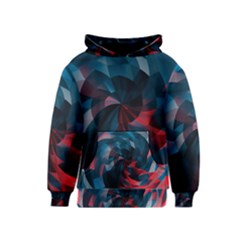 Art Polygon Geometric Design Pattern Colorful Kids  Pullover Hoodie by Ravend