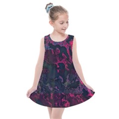 Granite Glitch Kids  Summer Dress by MRNStudios
