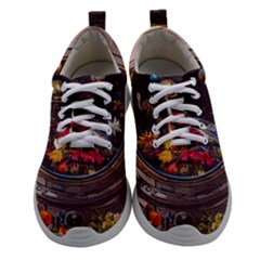 Astronaut Universe Planting Flowers Cosmos Jpg Women Athletic Shoes by Pakemis