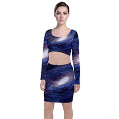 Space Cosmos Galaxy Stars Black Hole Universe Top And Skirt Sets by Pakemis