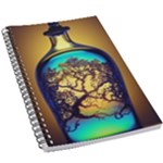 Flask Bottle Tree In A Bottle Perfume Design 5.5  x 8.5  Notebook