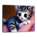 Cute Kitten Kitten Animal Wildlife 3d Canvas 20  x 16  (Stretched)