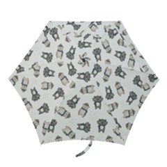 Cute Seamless Pattern With Koala Panda Bear Mini Folding Umbrellas by Pakemis