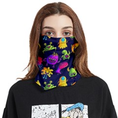 Space Patterns Face Covering Bandana (two Sides) by Pakemis