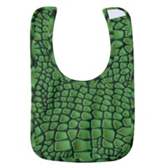 Seamless Pattern Crocodile Leather Baby Bib by Pakemis