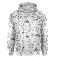 Contemporary Nature Seamless Pattern Men s Core Hoodie by Pakemis