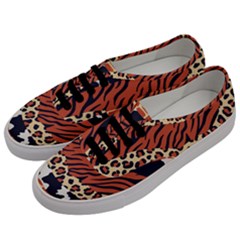 Mixed-animal-skin-print-safari-textures-mix-leopard-zebra-tiger-skins-patterns-luxury-animals-textur Men s Classic Low Top Sneakers by Pakemis