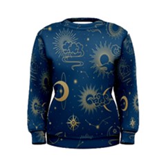 Seamless-galaxy-pattern Women s Sweatshirt by Pakemis
