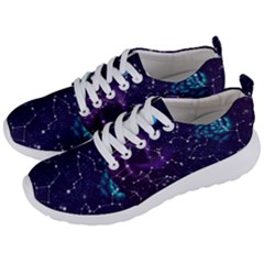 Realistic-night-sky-poster-with-constellations Men s Lightweight Sports Shoes by Pakemis
