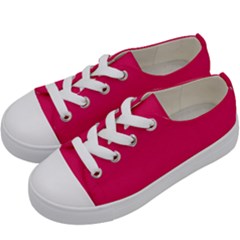 Color Ruby Kids  Low Top Canvas Sneakers by Kultjers