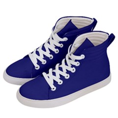 Color Midnight Blue Women s Hi-top Skate Sneakers by Kultjers