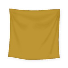 Color Dark Goldenrod Square Tapestry (small) by Kultjers