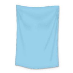 Color Baby Blue Small Tapestry by Kultjers