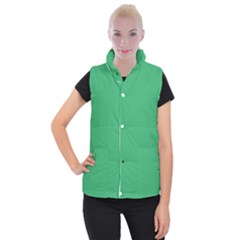 Color Medium Sea Green Women s Button Up Vest by Kultjers